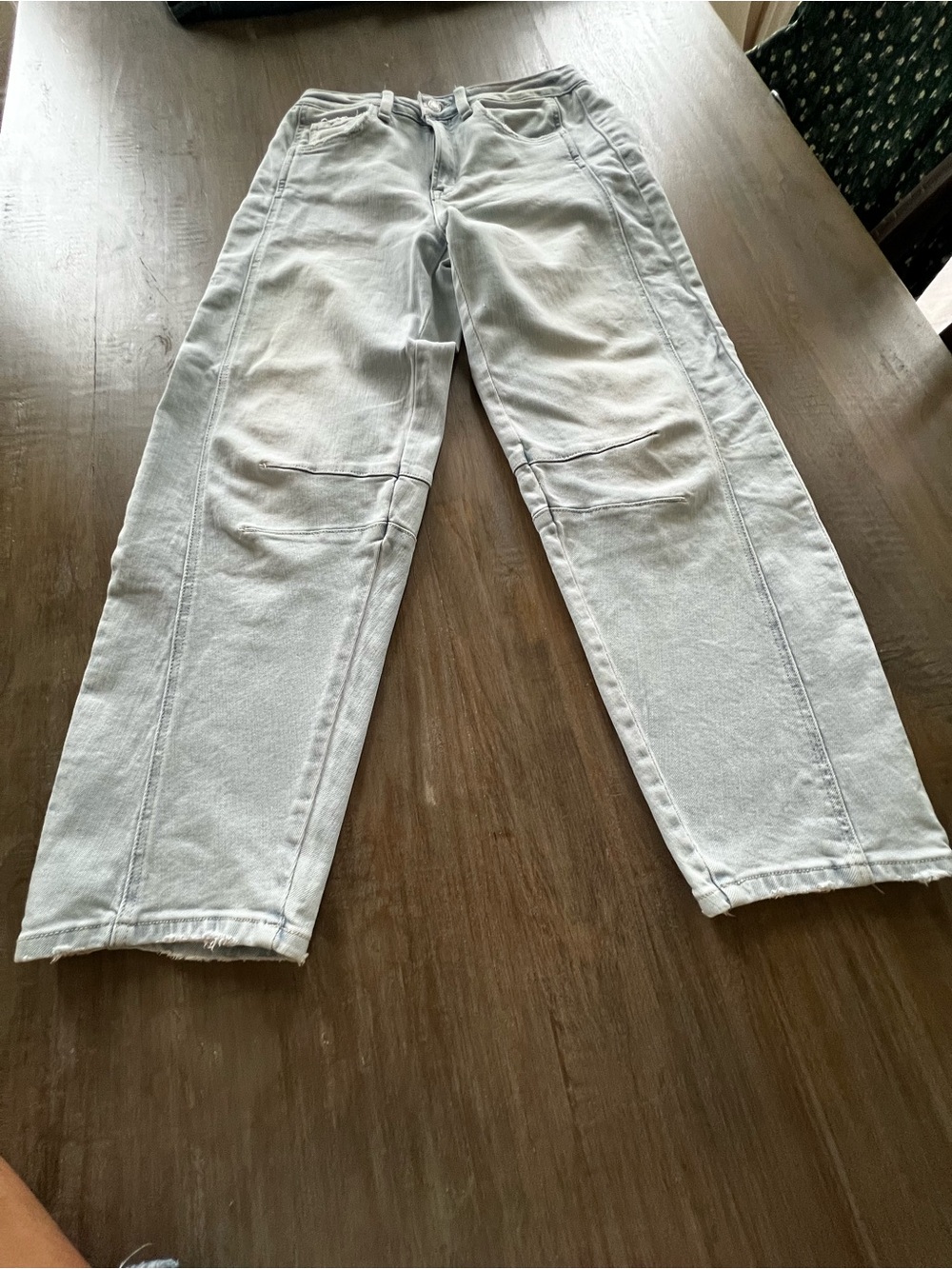 Flying Monkey Barrel leg Light Wash Womens Jeans